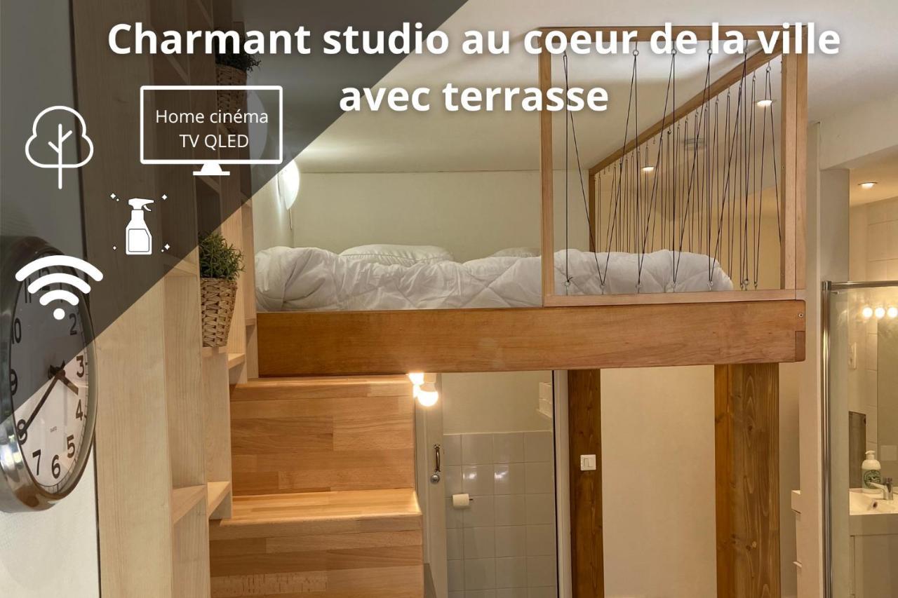 Charmant Studio Avec Terrasse Au Coeur De Nancy Exteriér fotografie